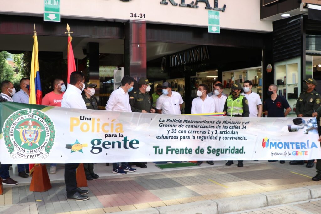 Comerciantes conformaron un frente se seguridad en el centro de Montería