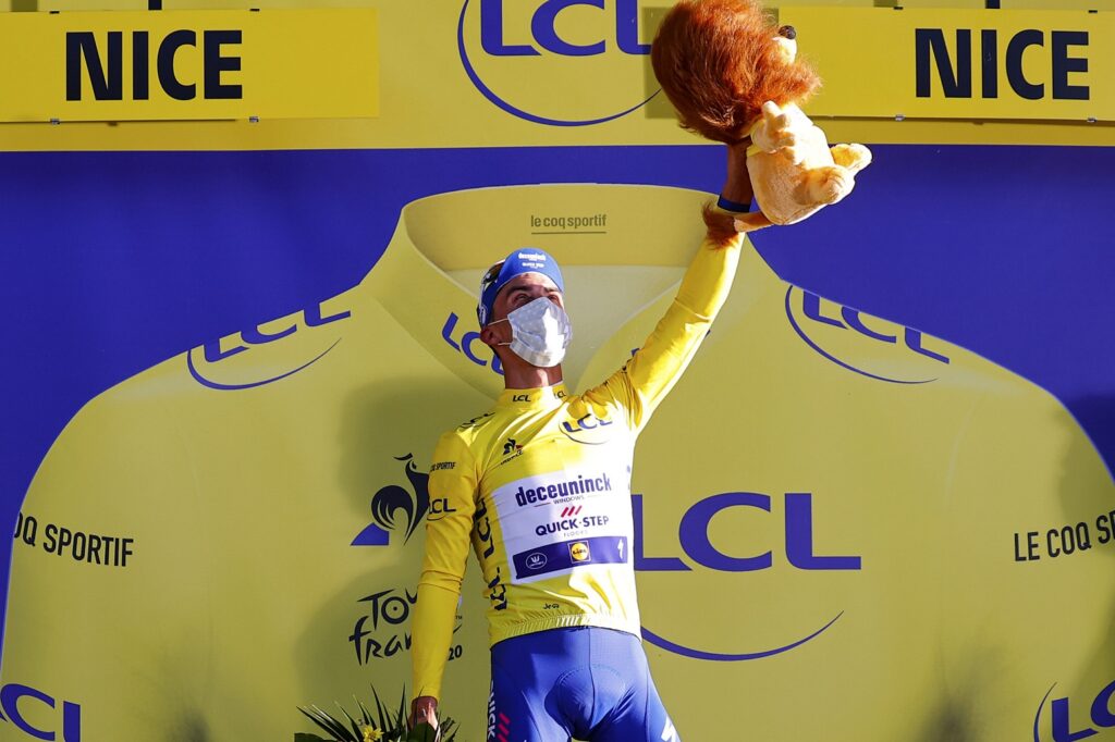 Alaphilippe lidera el Tour de Francia 2020 donde hay tres colombianos en el top10