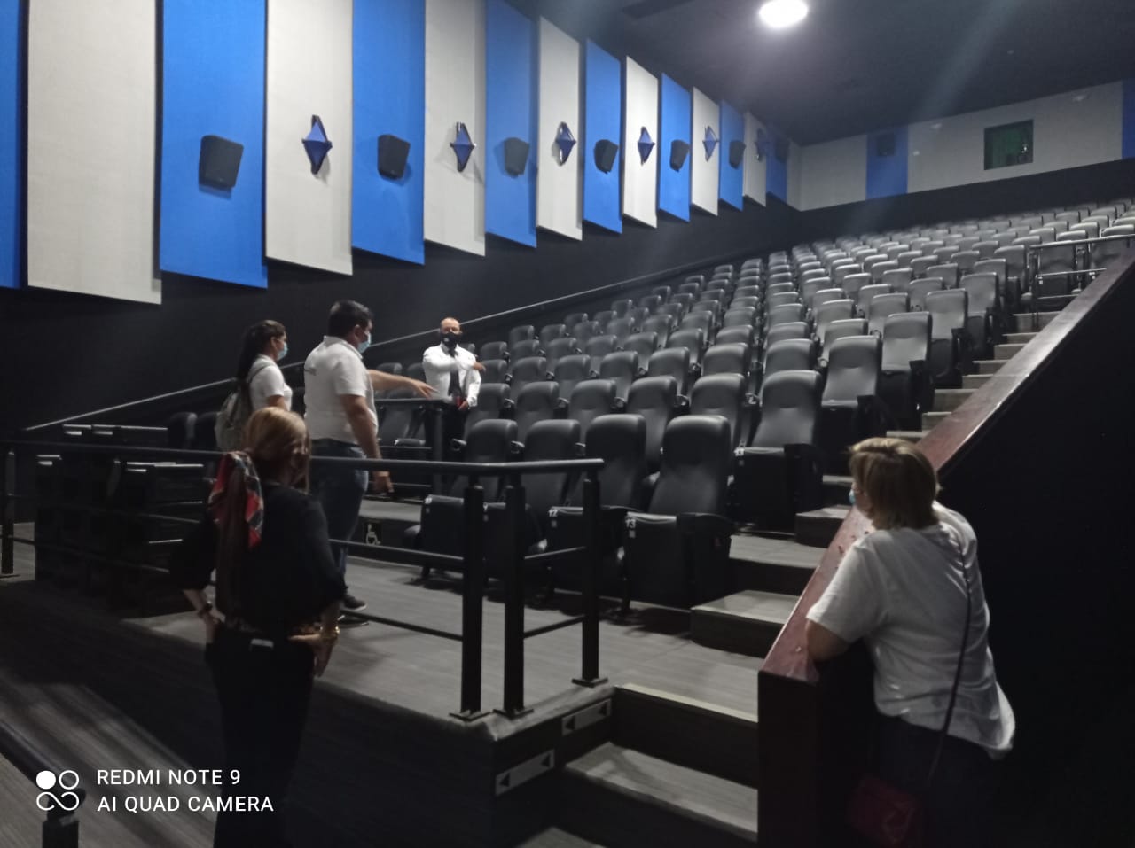  GEVI visitó las salas de cine de Royal Films que abrió nuevamente sus puertas
