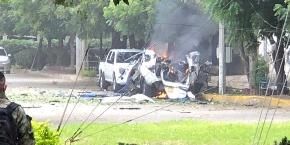  Explotó carro bomba en batallón de Cúcuta