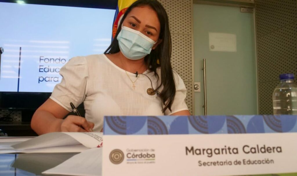 Margarita Caldera se despide de la Secretaría de Educación de Córdoba