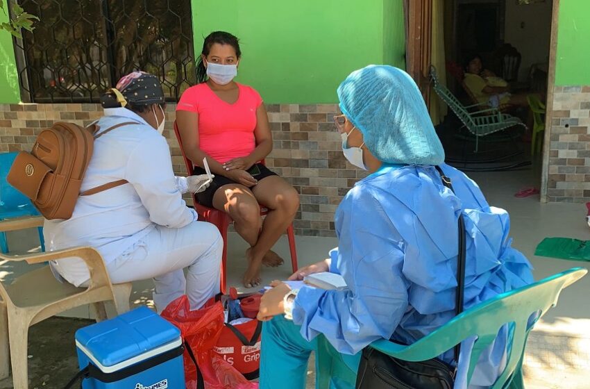 En Cantaclaro arrancó la estrategia de vacunación 'Prevenir'