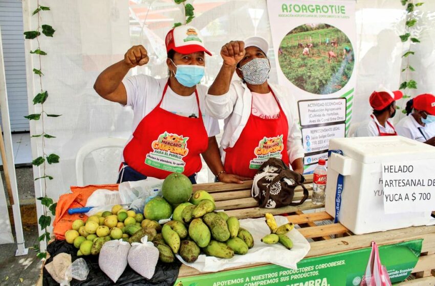  ¡Todo un éxito! Mercado Campesino en San Antero generó ganancias por más de 18 millones de pesos