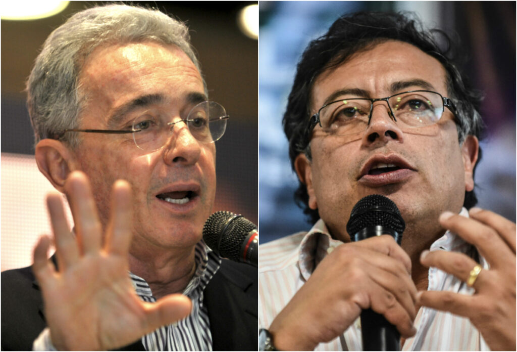 "Vago, enredador, fantoche": Uribe a Petro