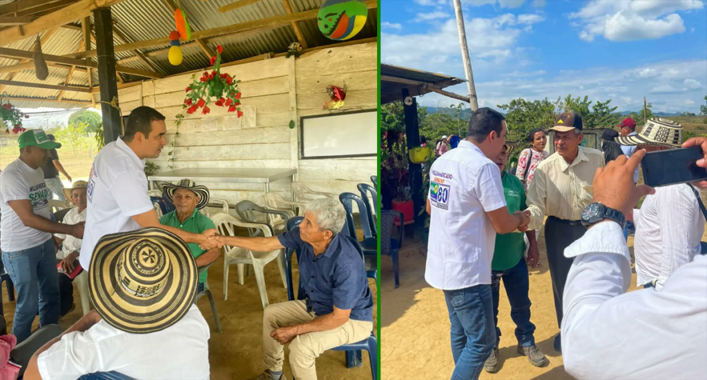 William Mercado recorrió Tierradentro, Montelíbano, para escuchar a la comunidad