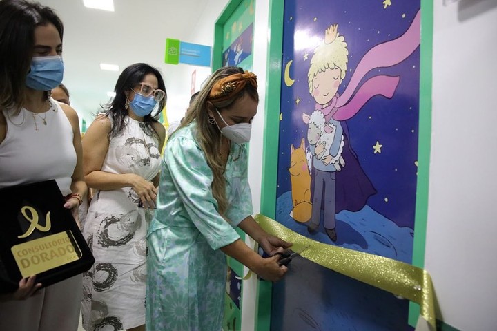 Fue inaugurado el primer Consultorio Dorado en Montería, para la atención de niños con cáncer