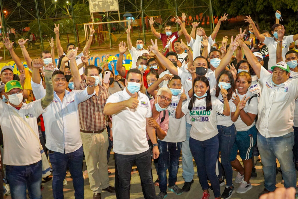 En Montería William Mercado recibió el respaldo de líderes del barrio Villa Margarita y la comuna 4