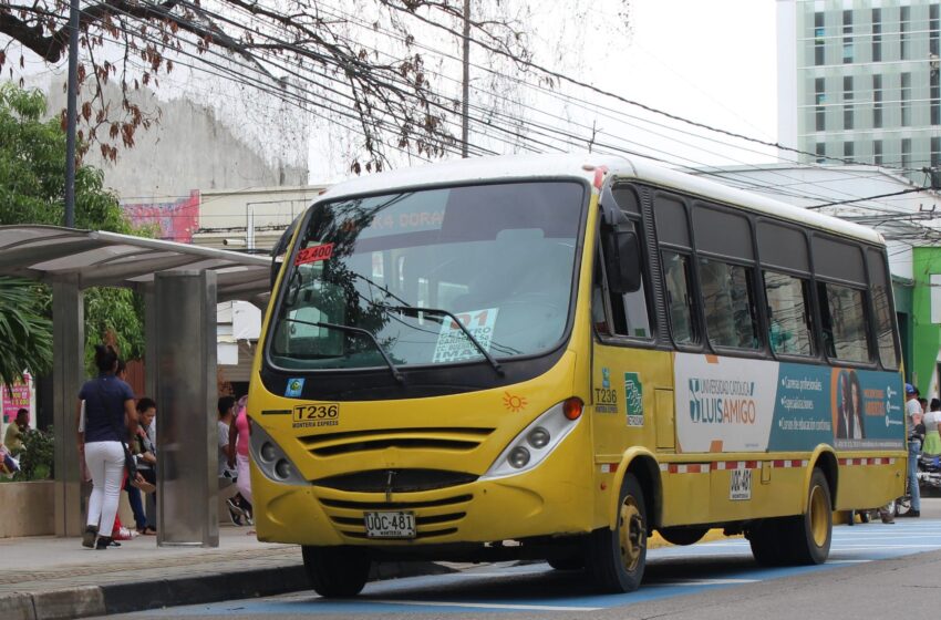  Pasaje en transporte público en Montería quedó en $2.800