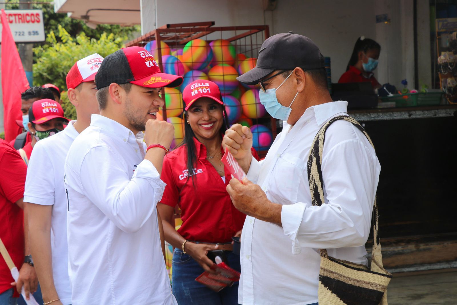 Candidato a la Cámara, Andrés Calle sigue sumando adeptos en el San Jorge