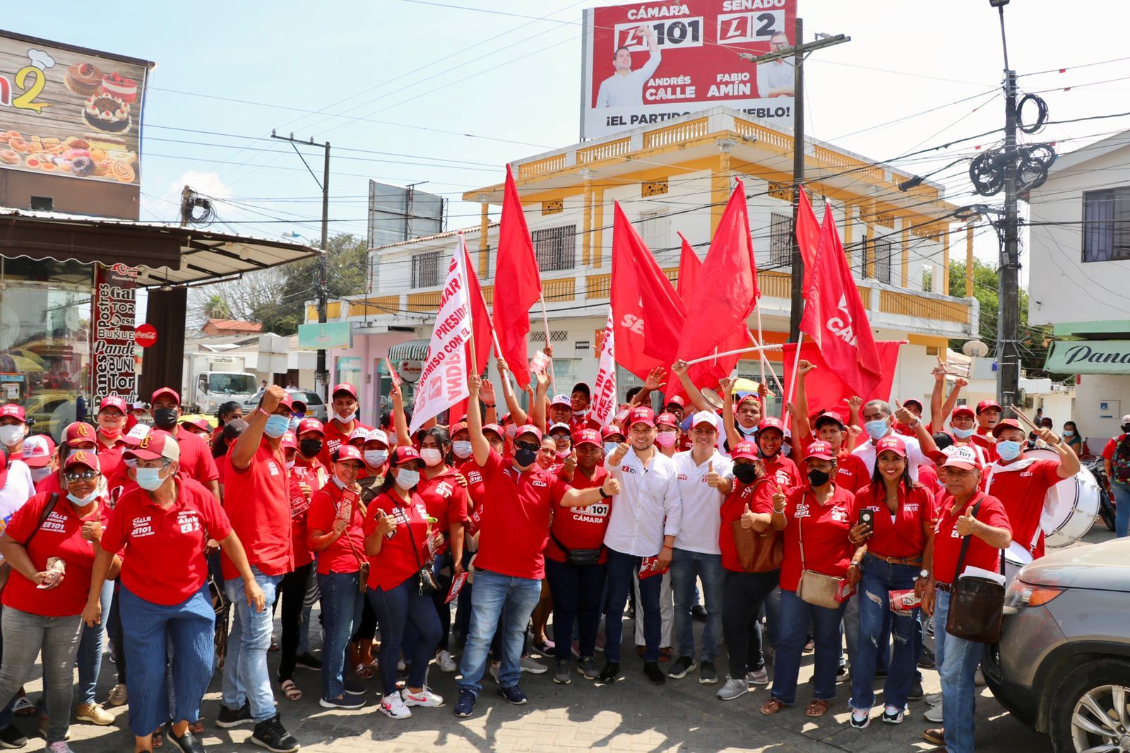 Candidato a la Cámara, Andrés Calle sigue sumando adeptos en el San Jorge