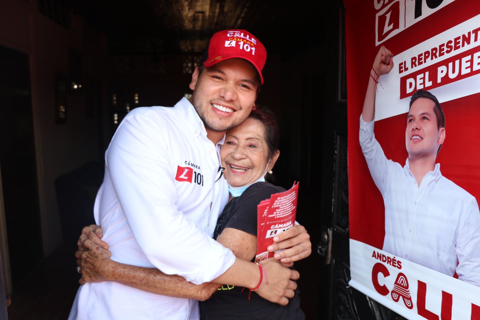 Candidato a la Cámara, Andrés Calle sigue sumando adeptos en el San Jorge