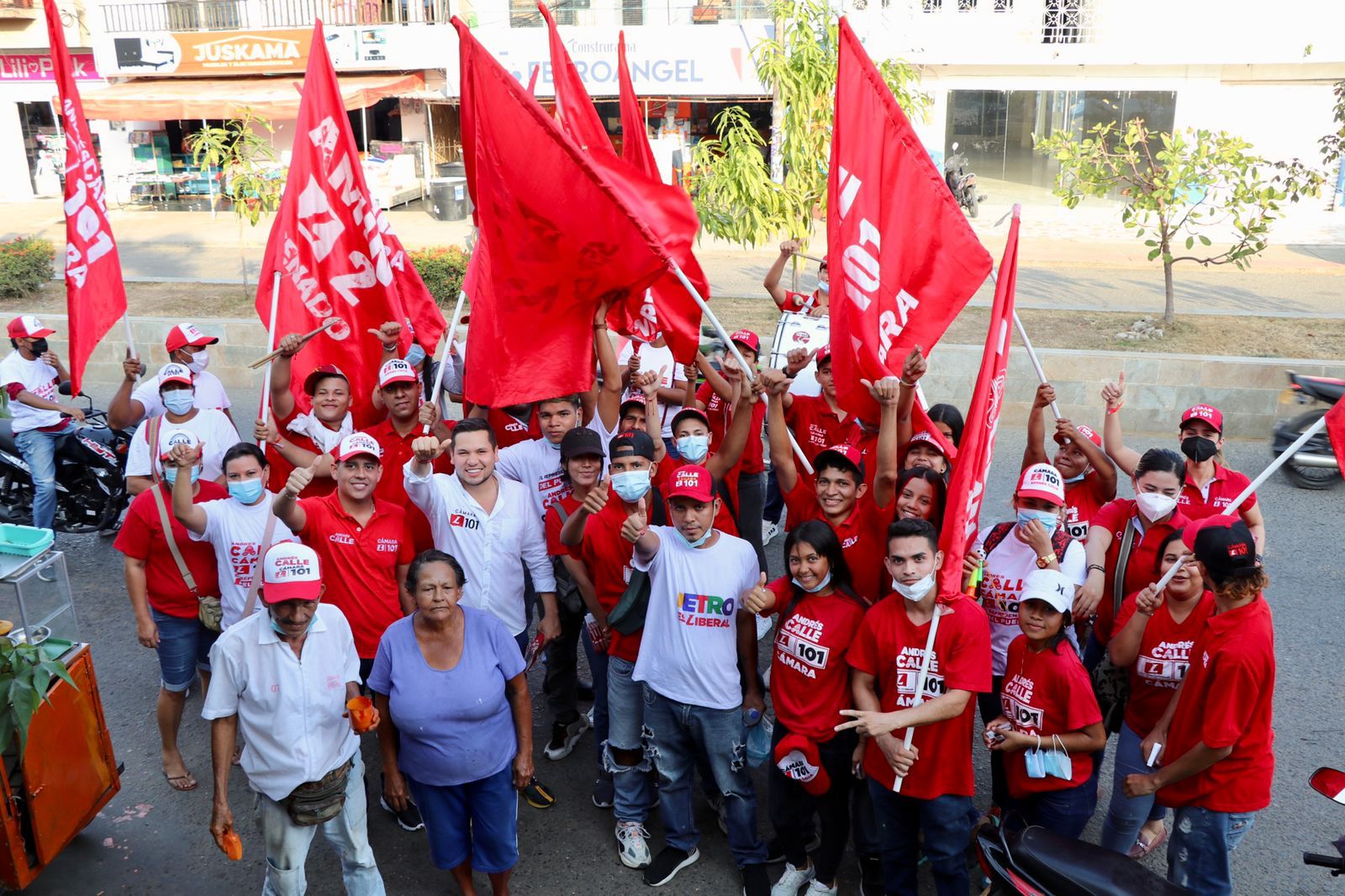 Candidato a la Cámara, Andrés Calle sigue sumando adeptos en el San Jorge