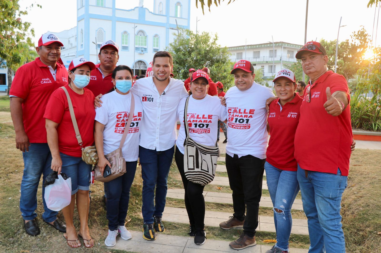 Candidato a la Cámara, Andrés Calle sigue sumando adeptos en el San Jorge