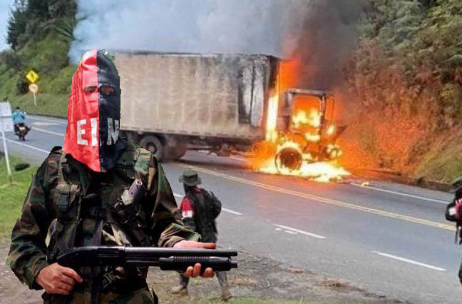  Guerrilla ya inició el “paro armado” en el país