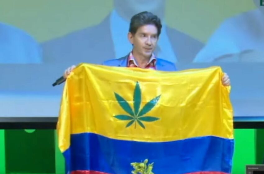 Increíble: candidato Luis Pérez propone incluir la hoja de marihuana en la bandera de Colombia