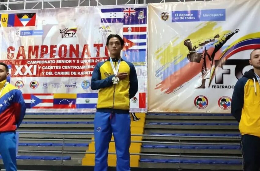 Cordobés consiguió medalla de oro para Colombia en el Campeonato Centroamericano y del Caribe de Karate Do