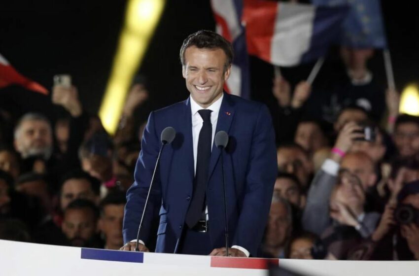  Emmanuel Macrón fue reelegido presidente de Francia