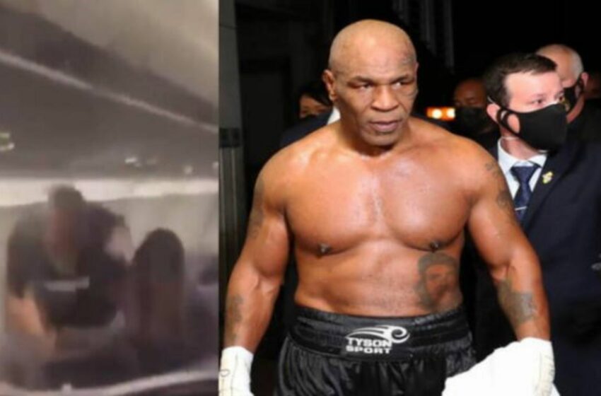  Video: el boxeador Mike Tyson golpeó a un pasajero en un avión