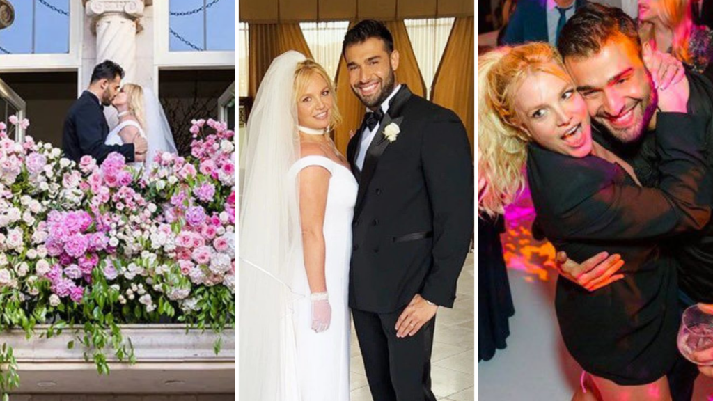 En imágenes: la boda de Britney Spears y Sam Asghari