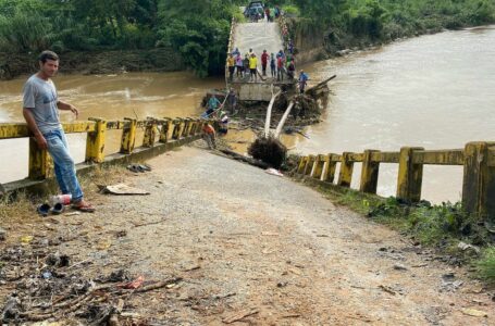 Se desplomó puente en Tierralta, más de 5 mil familias están incomunicadas