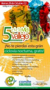 Este viernes habrá Ciclovía de Halloween en la urbanización Vallejo