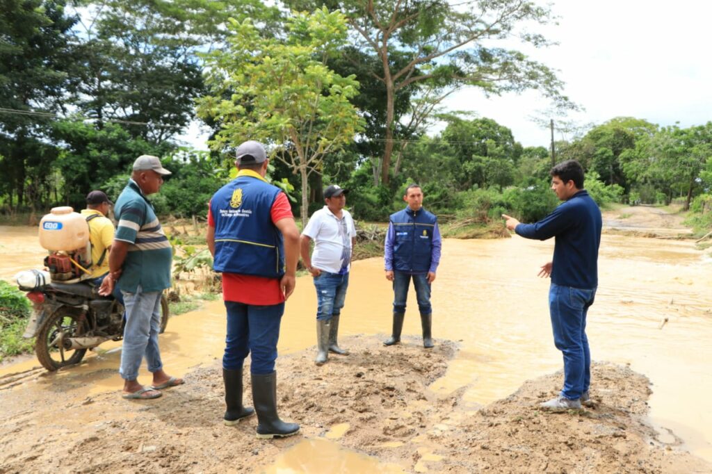 Fuertes lluvias no dan tregua. Gobierno y Gestión del Riesgo estuvieron en Guasimal