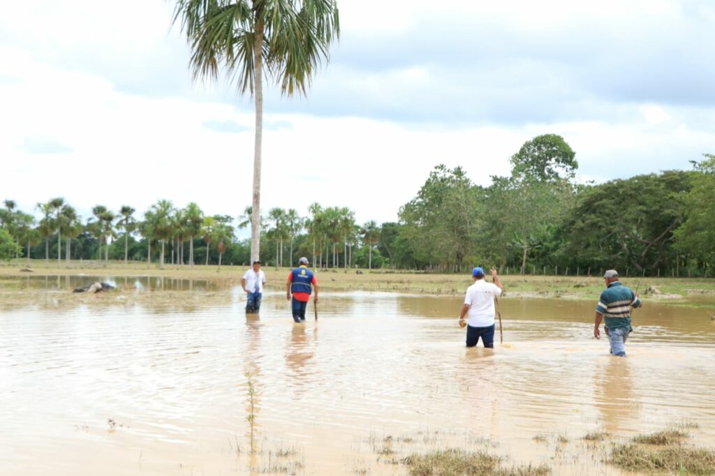 Fuertes lluvias no dan tregua. Gobierno y Gestión del Riesgo estuvieron en Guasimal