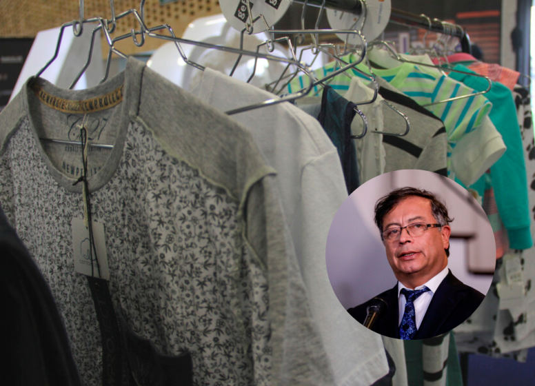  Presidente Gustavo Petro propone impuesto del 40 % para ropa importada