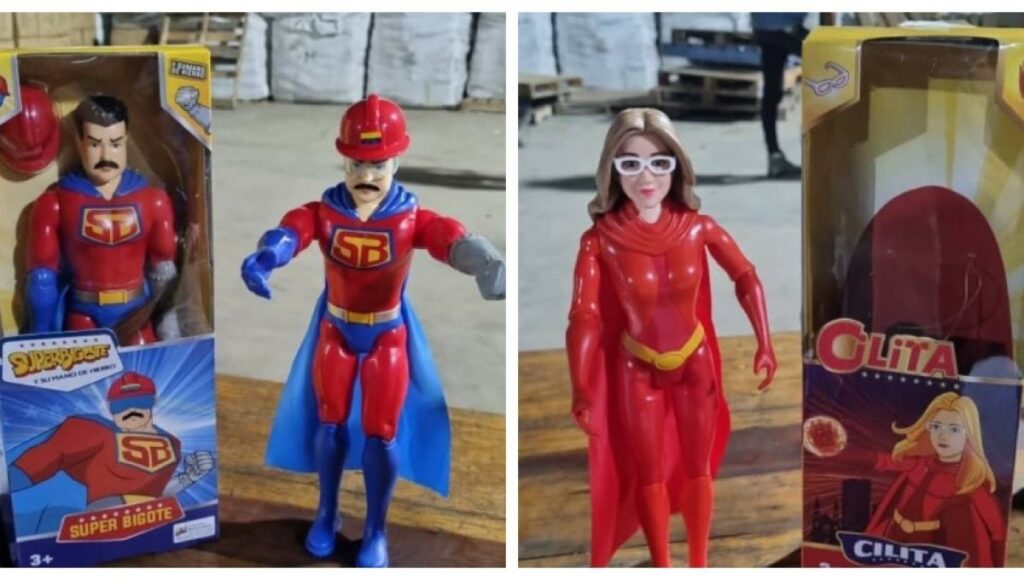 Super Bigote, el juguete de Nicolás Maduro que el gobierno venezolano les dio a niños