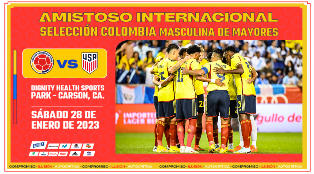 Confirmado el primer amistoso de la Selección Colombia para el 2023