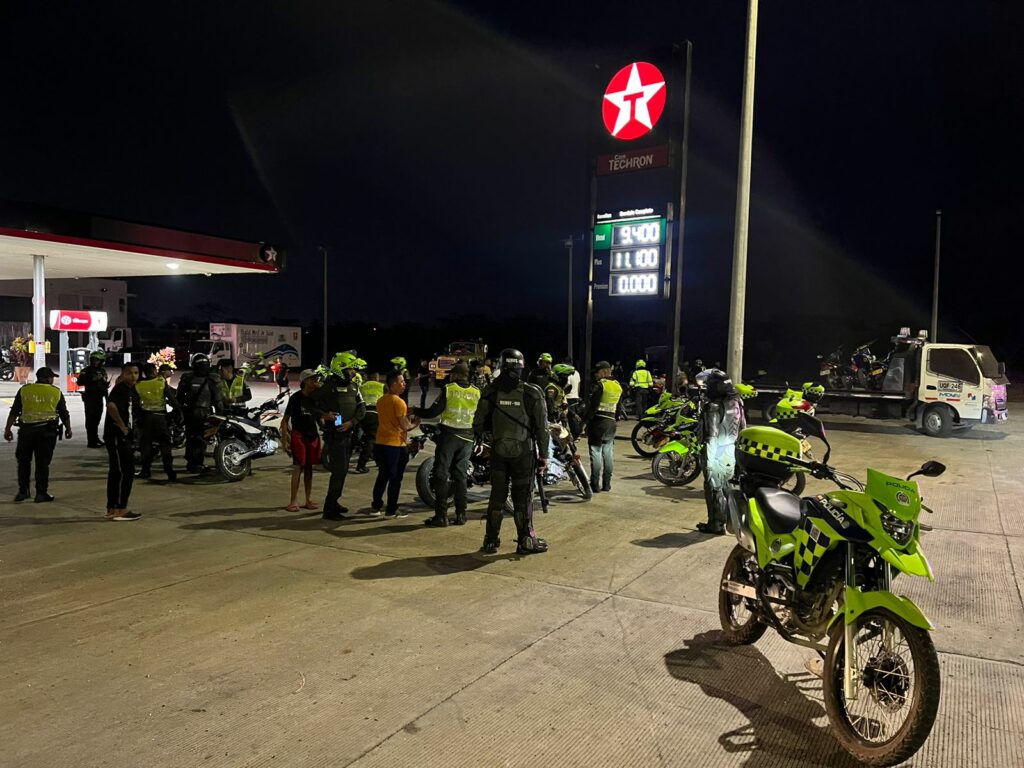 Policía realizó operativo contra los 'piques' ilegales en el segundo anillo vial