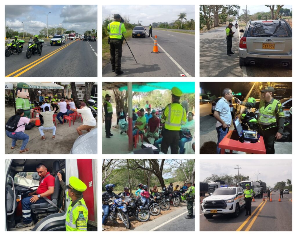 Policía presentó balance positivo de movilidad durante el puente festivo de San José