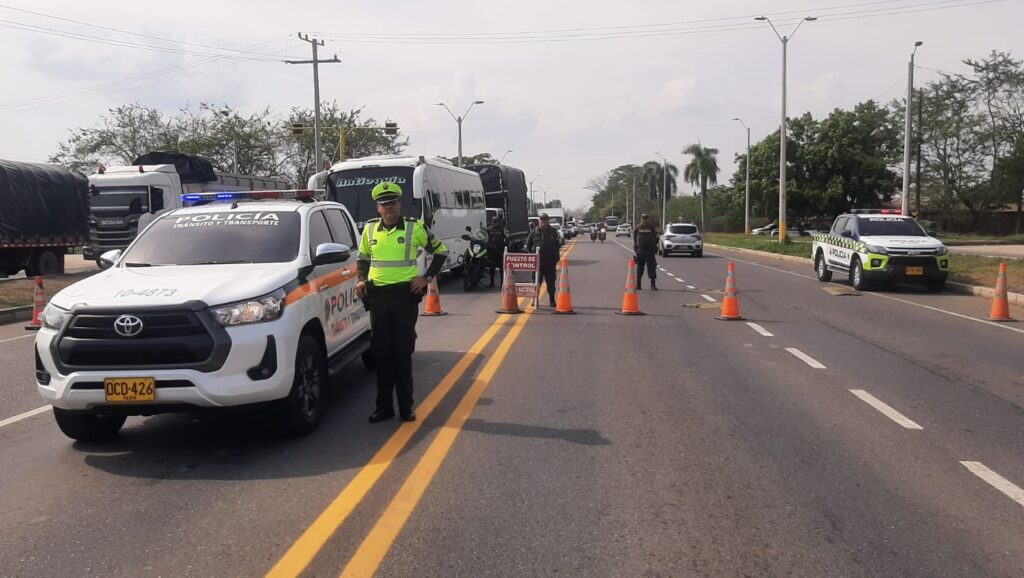 Policía presentó balance positivo de movilidad durante el puente festivo de San José