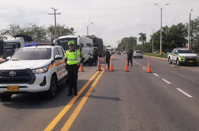  Policía presentó balance positivo de movilidad durante el puente festivo de San José