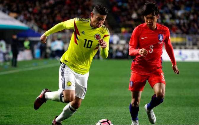 Colombia empató ante Corea del Sur en su primer partido amistoso del 2023