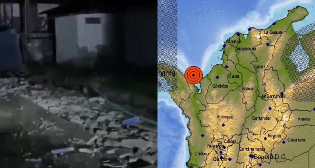 Impactantes momentos del temblor en Colombia: árboles y carros se movían