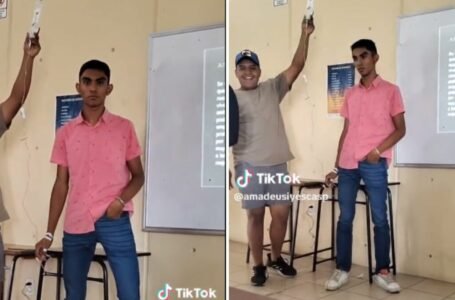 Estudiante de la Universidad Autónoma de Morelos llega a exponer en clase con todo y bolsa de suero
