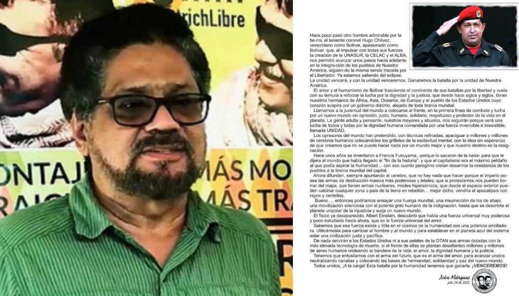 'Iván Márquez' estaría vivo: aparece documento de la Segunda Marquetalia firmado por él