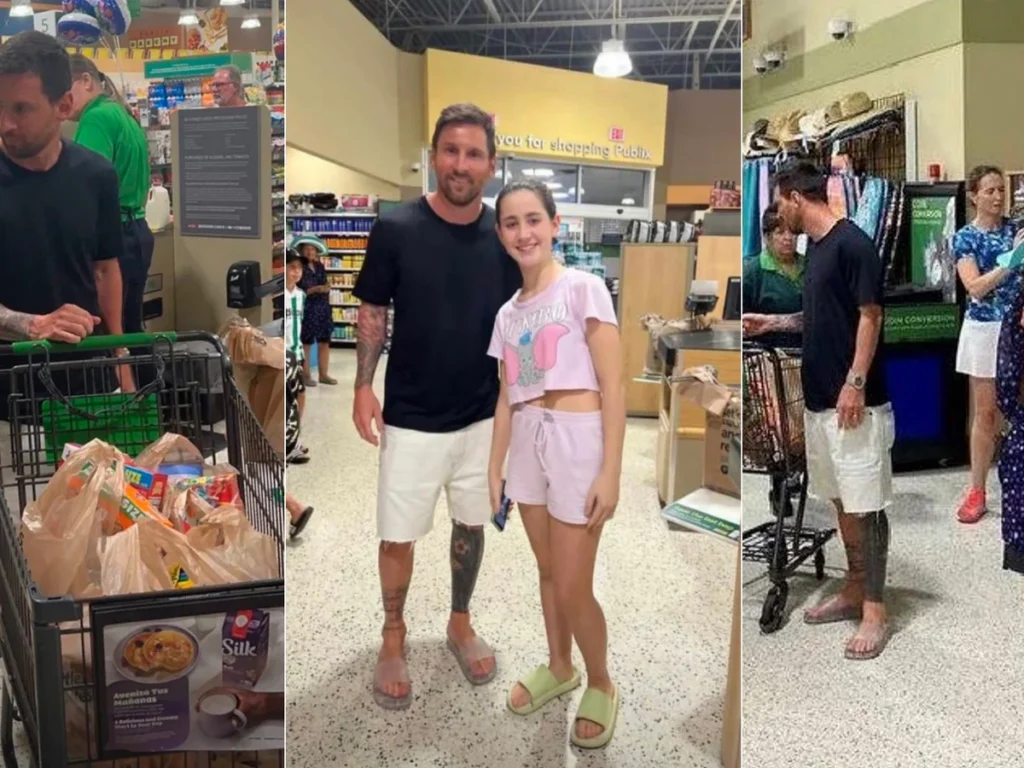 La vida de Messi en Miami: ¡de compras en un supermercado!