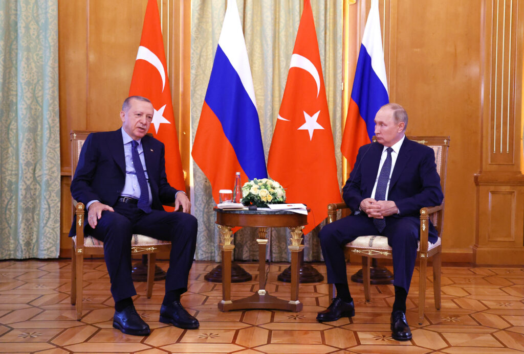 Putin se reunirá este lunes con el presidente de Turquía en el sur de Rusia