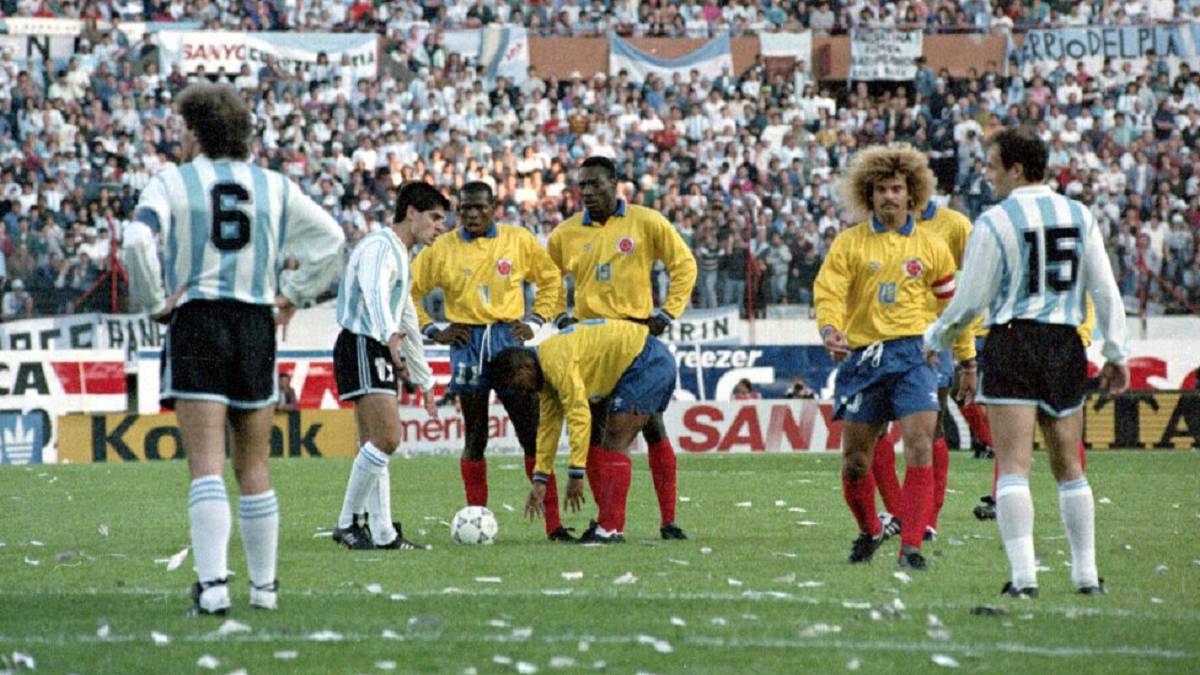 Se cumplen 30 años del 5-0 de Colombia sobre Argentina