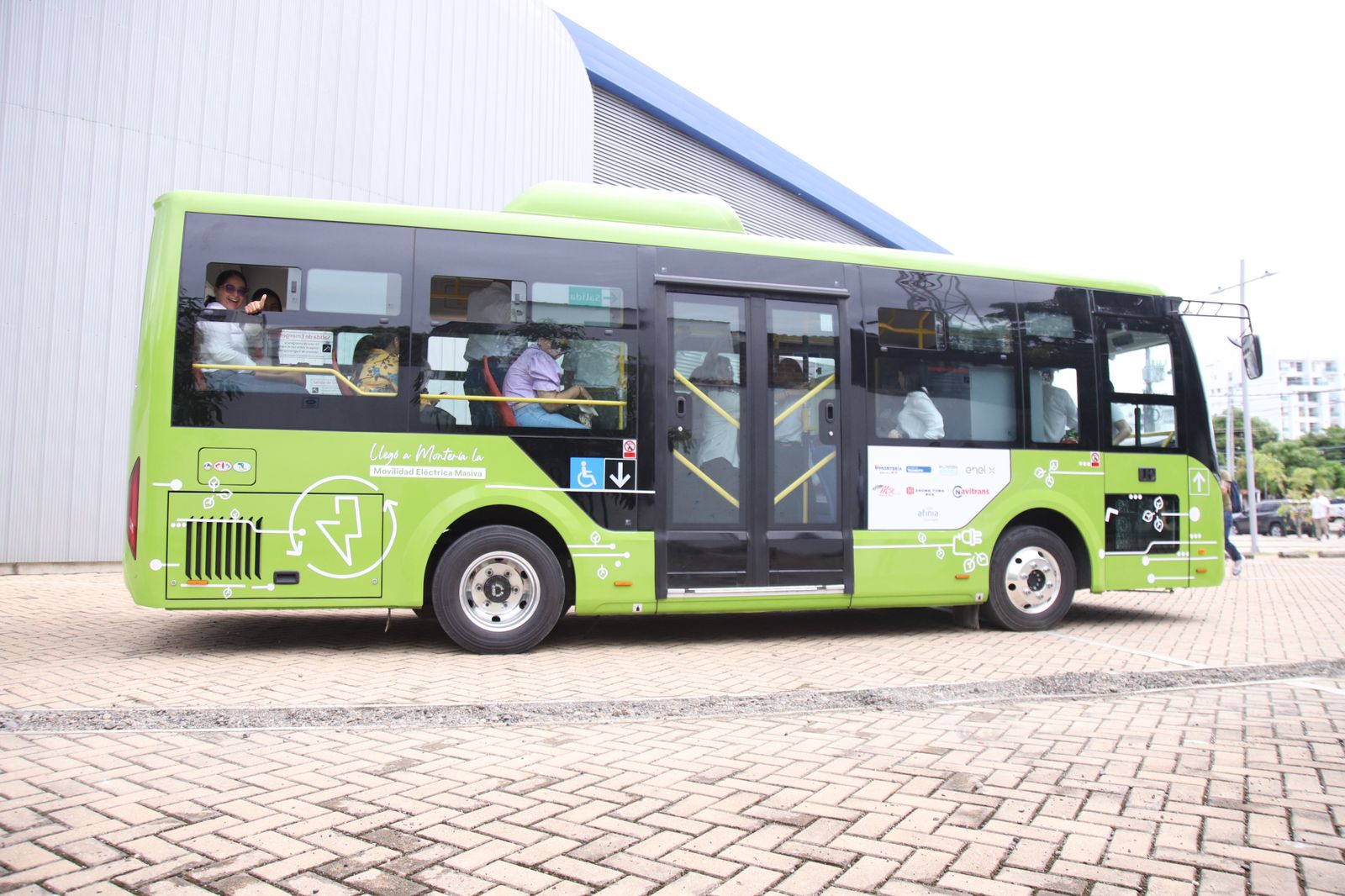 Montería es la primera capital del Caribe en implementar piloto de bus eléctrico para el transporte público