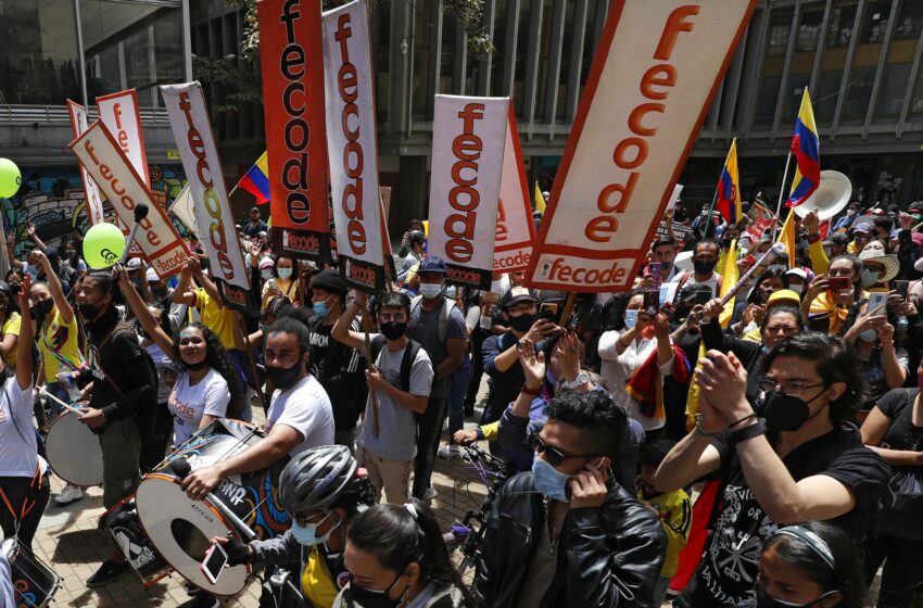  Fecode anuncia movilizaciones en Colombia el 27 de septiembre