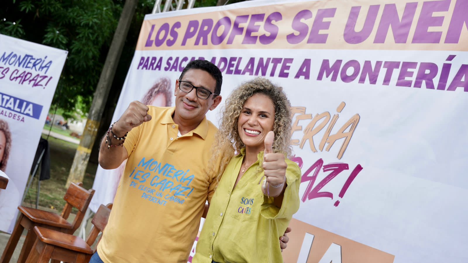 Leonel Márquez se adhiere a la candidatura de Natalia a la Alcaldía de Montería