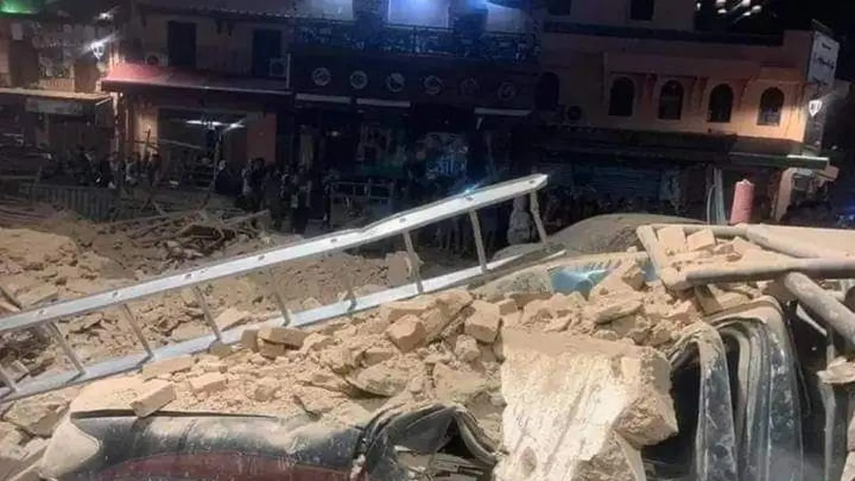 Primeras imágenes de los daños ocasionados por sismo que sacudió Marruecos