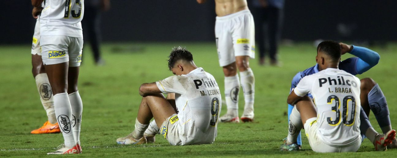 Por primera vez en 111 años, Santos de Brasil desciende del Brasileirão