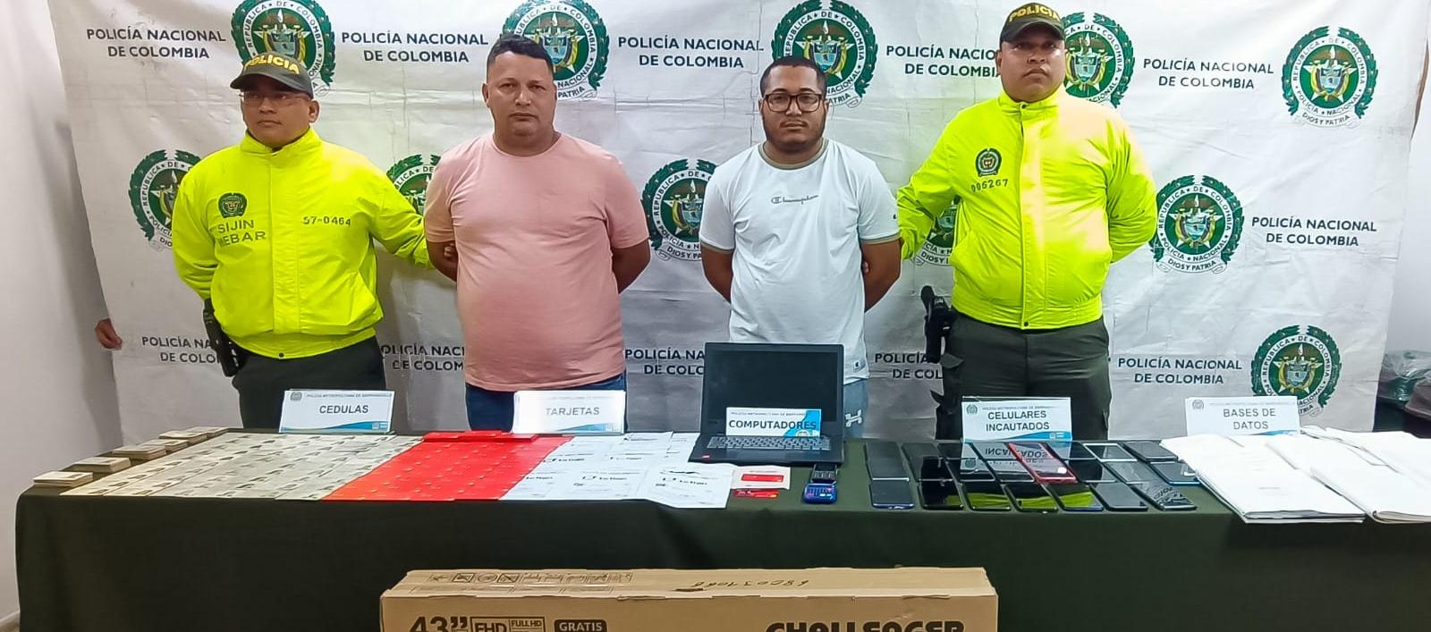 Policía Metropolitana de Barranquilla logró la captura de el ‘Terror de Davivienda’, el rey de la suplantación