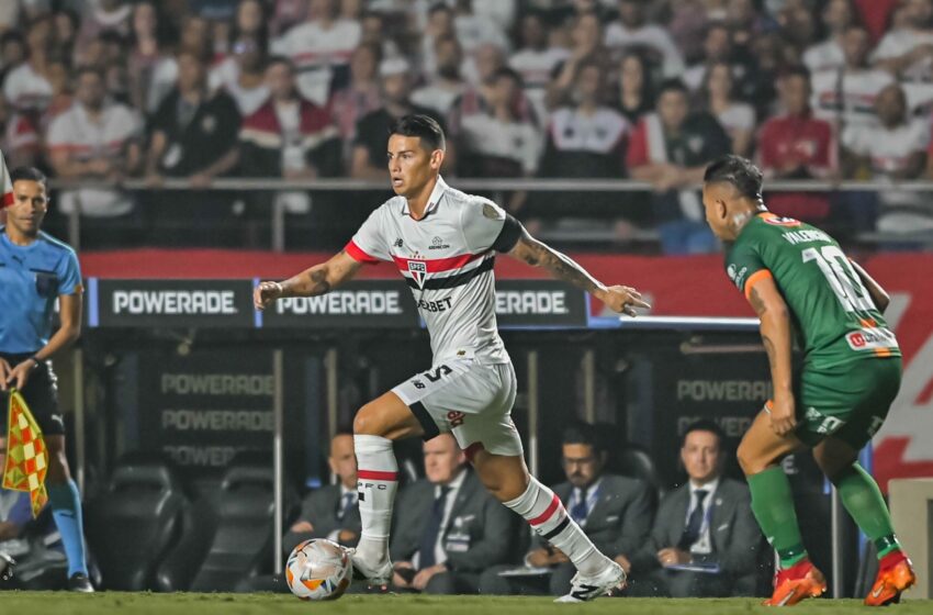  James Rodríguez, el mejor del partido en el triunfo de São Paulo por Copa Libertadores