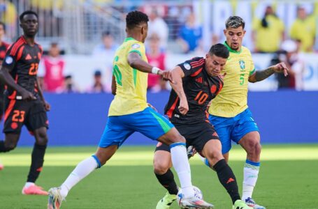 Colombia empata con Brasil y asegura el liderato del Grupo D