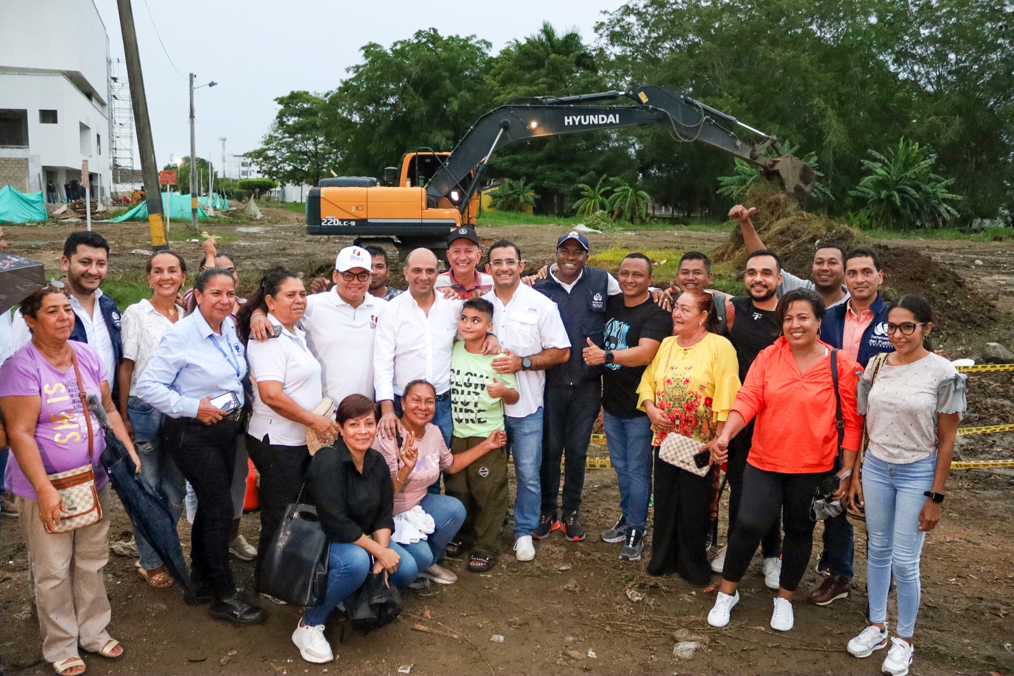 “Primera piedra” para tramos viales en barrio Costa de Oro de Montería